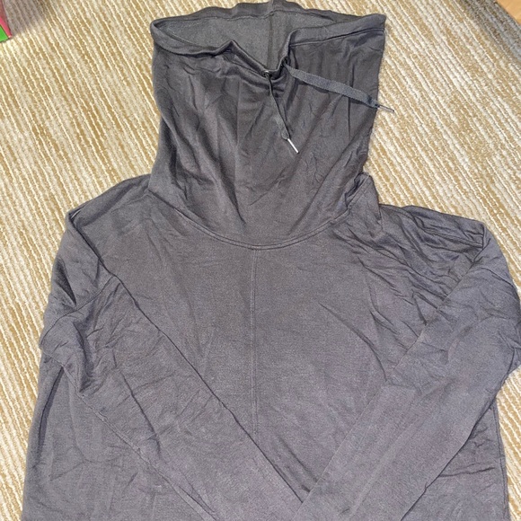 Gray Calvin Klein cowl neck sweatshirt, size medium. - Picture 1 of 6